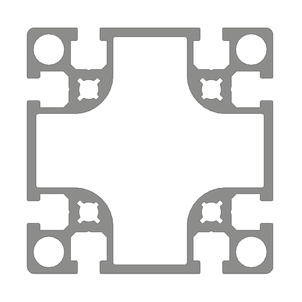 10-9090H-0-72IN MODULAR SOLUTIONS EXTRUDED PROFILE<br>90MM X 90MM HEAVY, CUT TO THE LENGTH OF 72 INCH